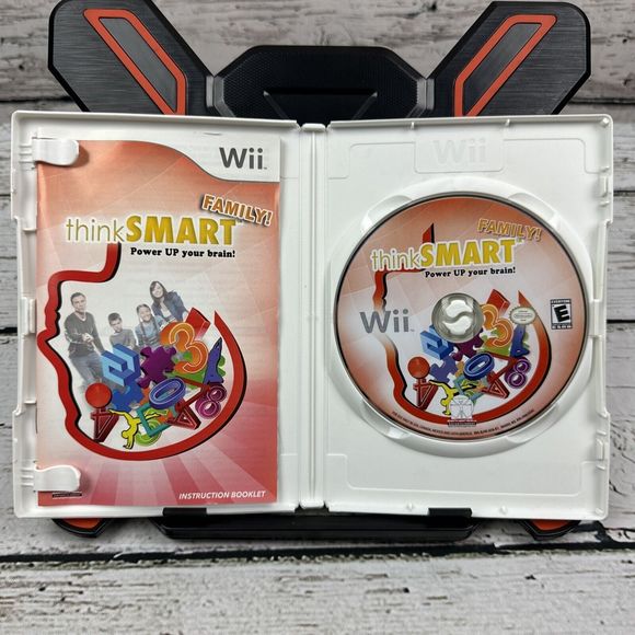 ThinkSMART Family! Wii Game Power UP Your Brain! Educational Family Fun - Picture 3 of 3